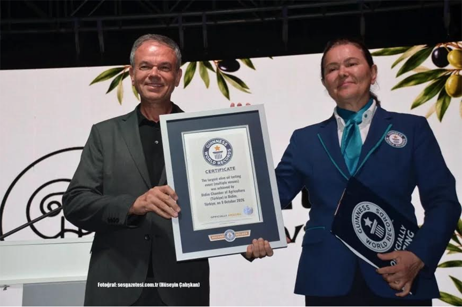 Didim’de zeytinyağıyla ’Guinness Rekor’ denemesi kırıldı