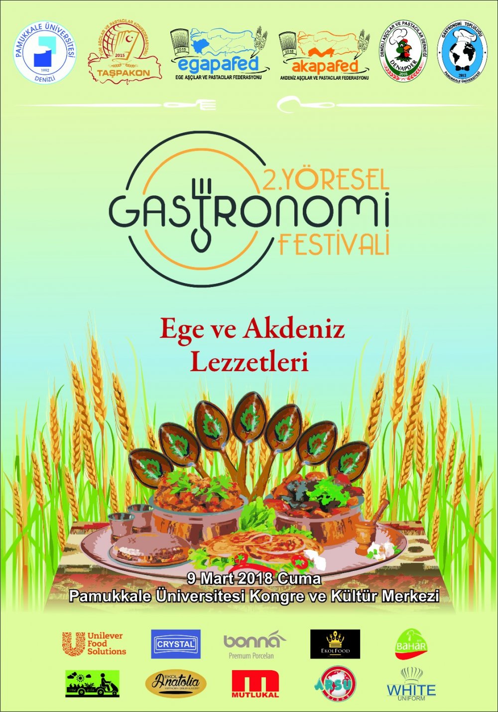 2’inci Yöresel Gastronomi Festivali Yarın PAÜ’de